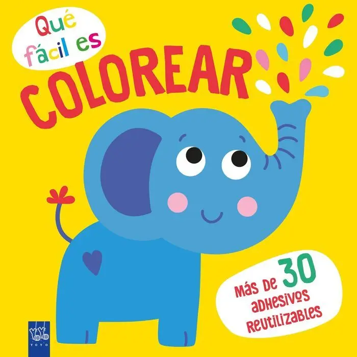 Que Facil Es Colorear. Elefante