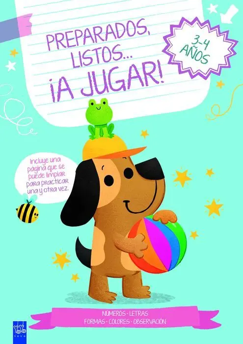 Preparados, Listos... ¡A Jugar! 3-4 Años Azul