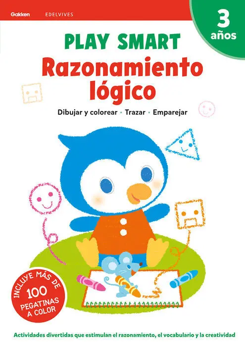 Razonamiento Logico 2 3Años 20 Play Smart Gakken