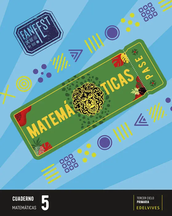 Cuaderno Matematicas 5ºep 22 Fanfest