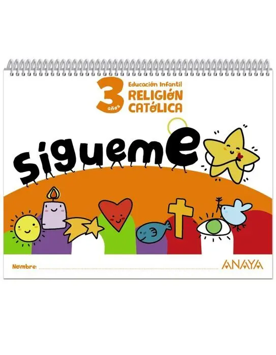 ¡Sígueme!. Religión Católica. 3 Años