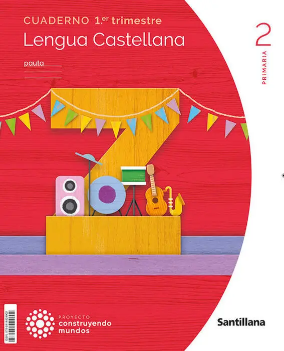 Cuaderno Lengua Pauta 2 Primaria 1 Trim Construyendo Mundos