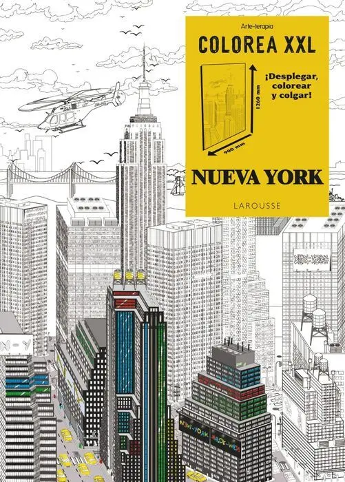 Antiestres Xxl Colorea Nueva York Jeremy Mariez
