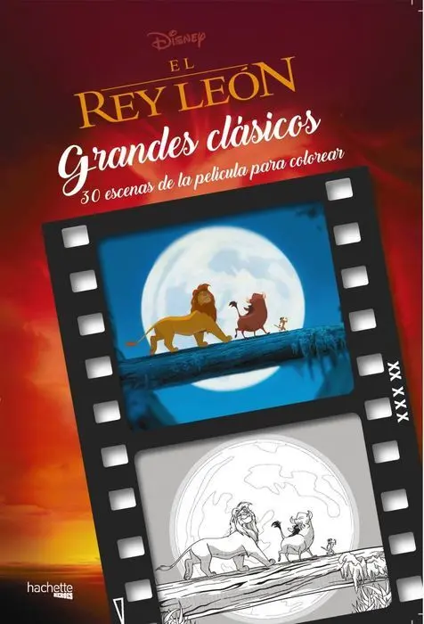 El Rey Leon Grandes Clasicos 30 Escenas para Color