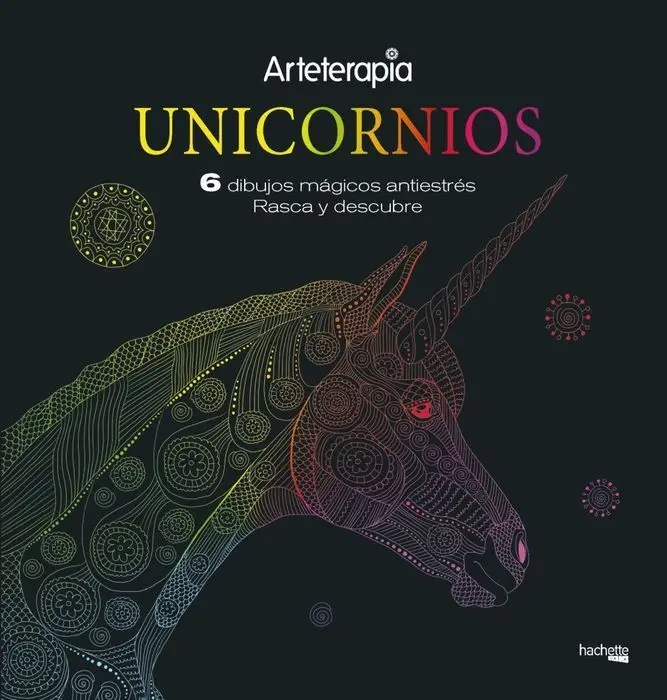 Arteterapia Unicornios 6 Dibujos Magicos Rasca y D