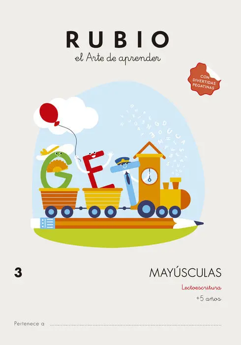 Cuaderno Mayusculas 3 Rubio