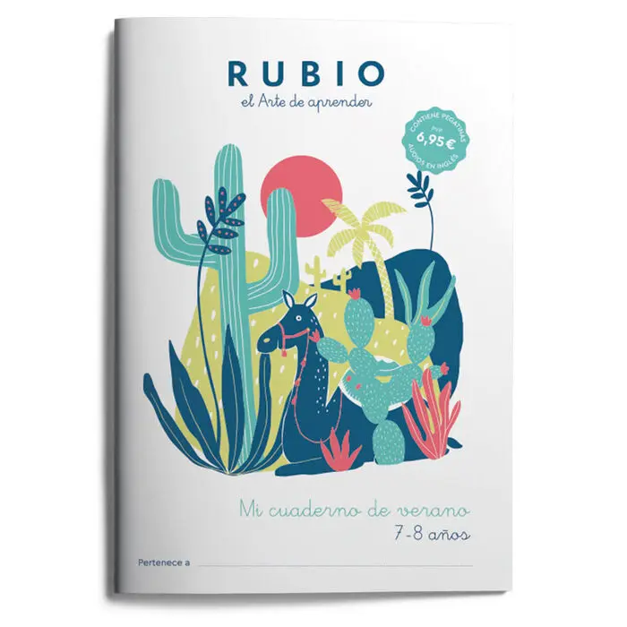Mi Cuaderno de Verano Rubio 7-8 Años