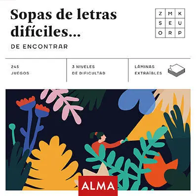 Sopa de Letras Dificiles de Encontrar