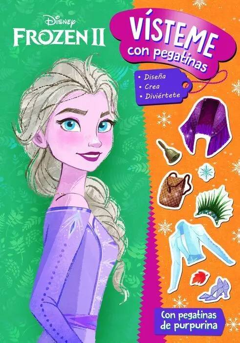 Frozen 2. Visteme con Pegatinas