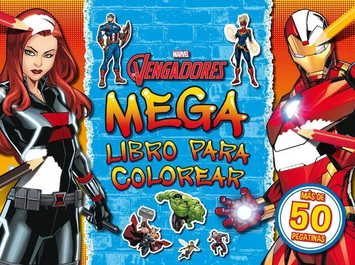 Los Vengadores. Megalibro para Colorear 2