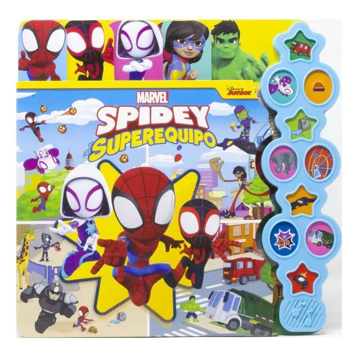 Spidey y Su Superequipo. Libro con 10 Sonidos