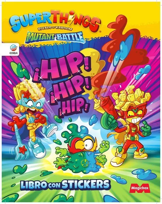 Libro de Stickers Superthings Mutant Battle - Espa