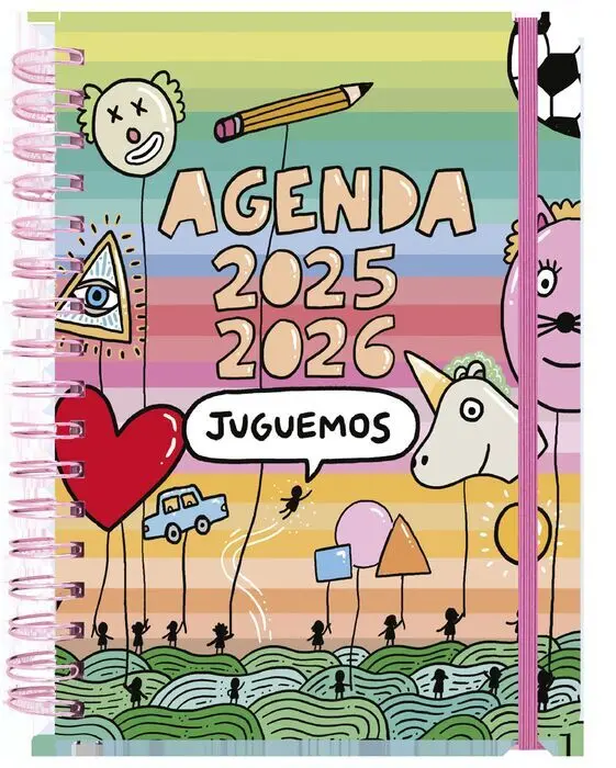 Agenda Escolar Semana Vista 2025-2026 72 Kilos
