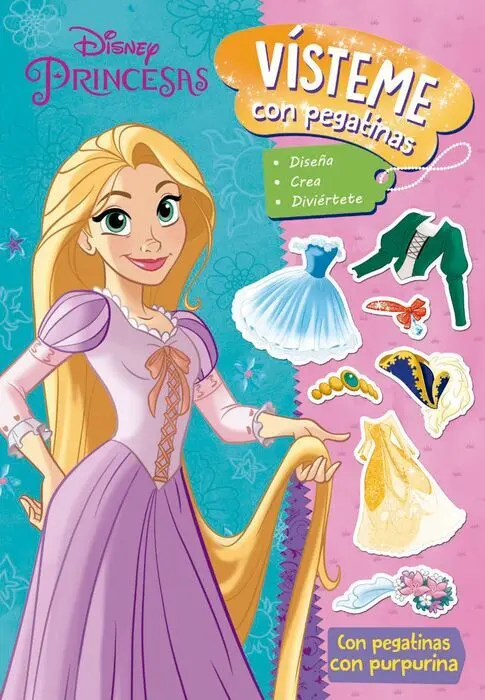 Princesas. Vísteme con Pegatinas 2.