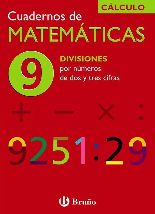 Cuad. matematicas Nº9 Divisiones Bruño