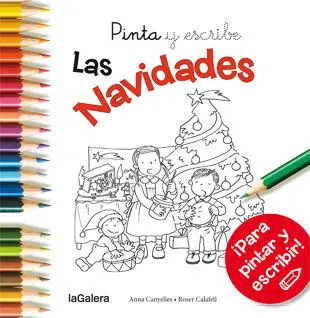 Pinta y Escribe las Navidades