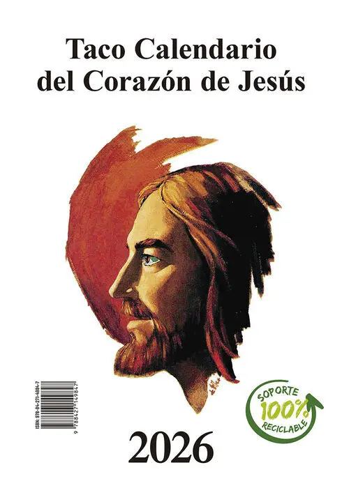 Taco 2026 Calendario del Corazon de Jesus Grande
