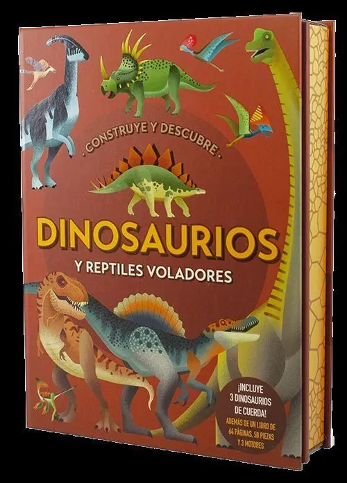 Construye y Descubre Dinosaurios y Reptiles Voladores