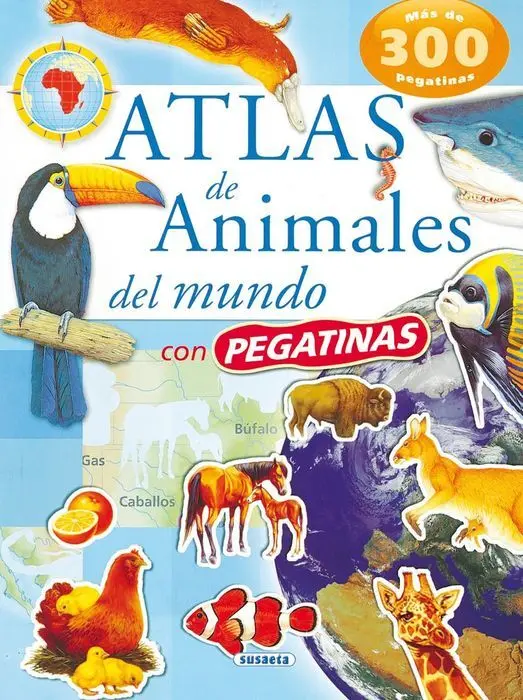 Atlas de Animales del Mundo Pegatinas S0435001