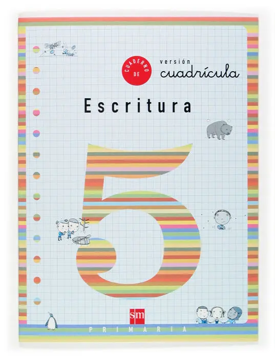 Cuad. Escritura 5 V. Cuadricula 2Ep Sm