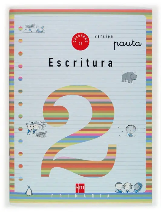 Cuaderno 2 de Escritura, Pauta. 1 Primaria