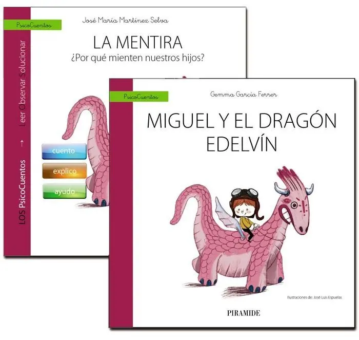 Psicocuentos la Mentira + Miguel y el Dragon Edelv