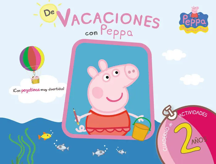 Peppa Pig Cuaderno Vacaciones - 2 Años