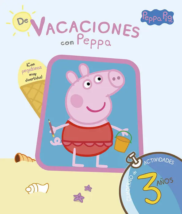Peppa Pig Cuaderno Vacaciones - 3 Años