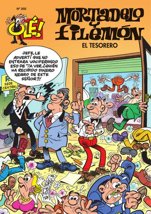 Ole Mortadelo y Filemon 202 el Tesorero