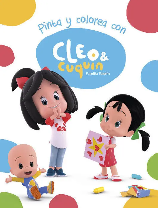 Cleo y Cuquín, Familia Telerín. Actividades - Pinta y Colorea con Cleo y Cuquín