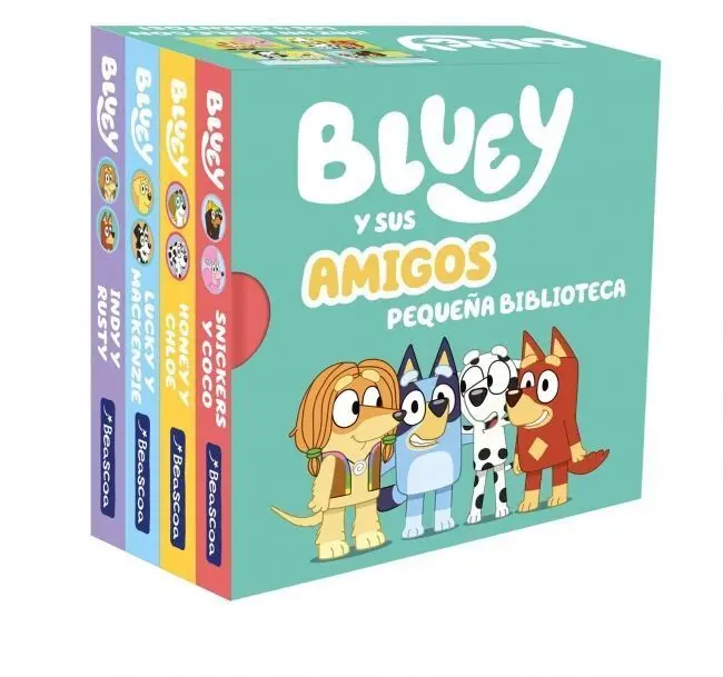 Bluey Libro Juguete Bluey y Sus Amigos Pequeña Bib