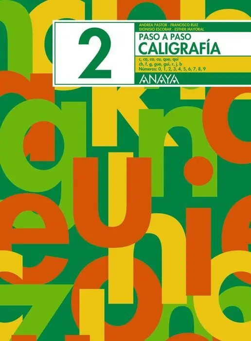 Cuad. Paso a Paso Caligrafía 2 Anaya