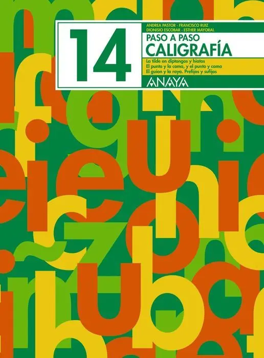 Cuad. Paso a Paso Caligrafia Nº14 Anaya