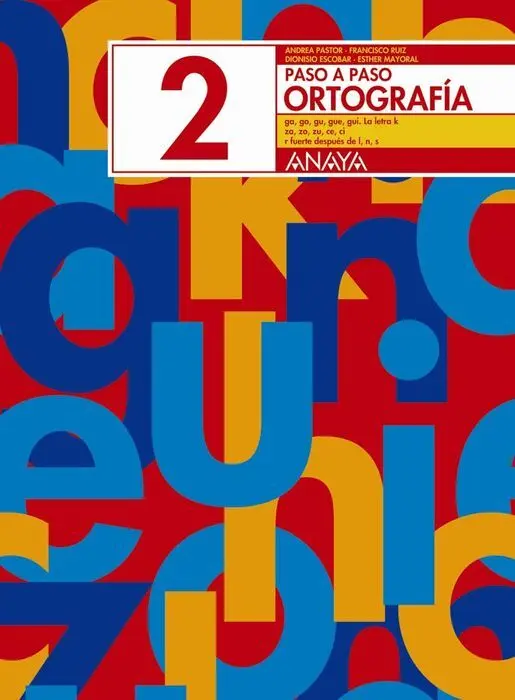 Cuad. Paso a Paso Ortografia 2 Anaya