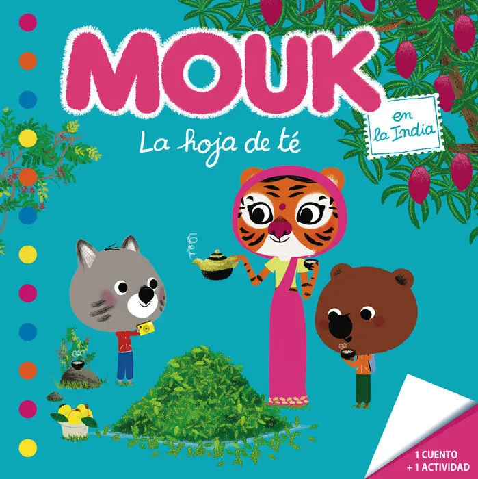 Mouk en la India. la Hoja de te