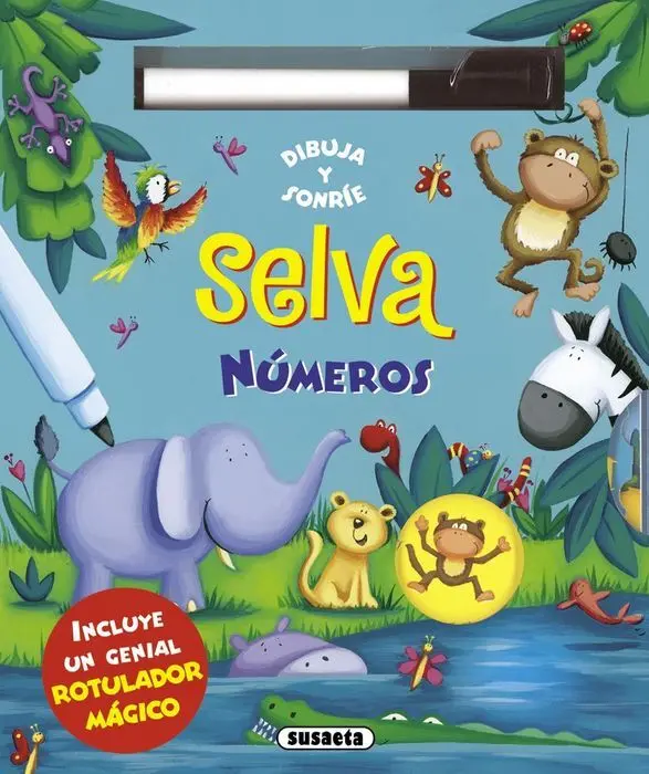 Dibuja y Sonrie Selva Numeros S2711 Susaeta