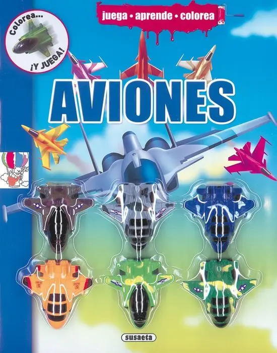 Colorea y Juega Vehiculos/Aviones S3037