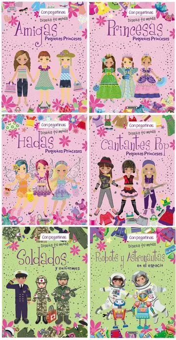 Pequeñas Princesas con Pegatinas 3162