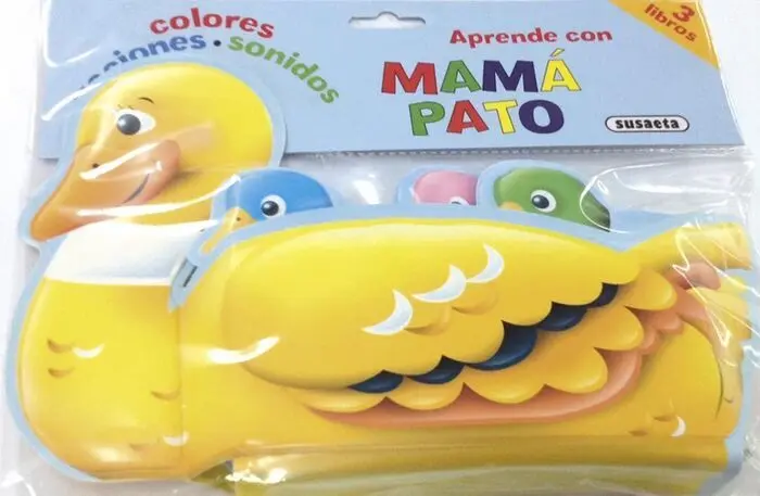 Aprende con Mama Pato Colores Accion. sonidos Libro