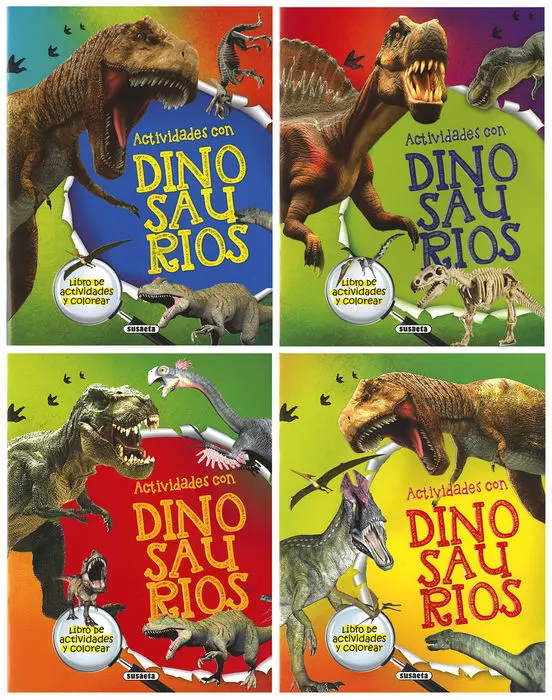 Actividades con Dinosaurios (4 Títulos)