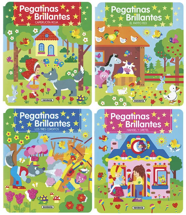 Pegatinas Brillantes 4 Tit.