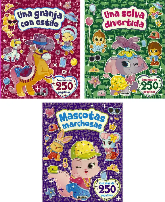 Animales y Pegatinas 3 Tit.