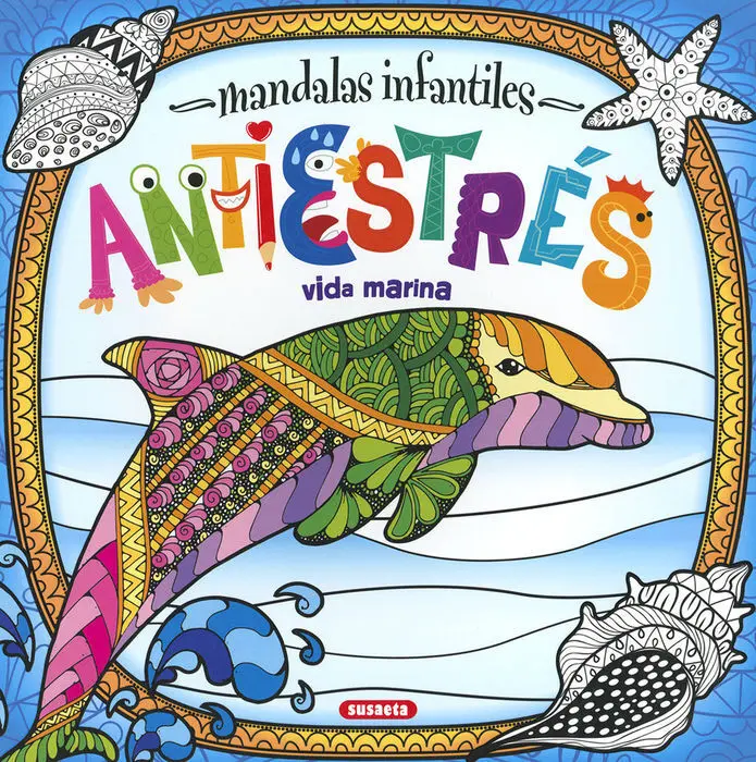 Mandalas Infantiles - Antiestres - Vida Marina
