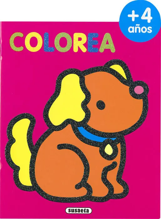 Colorea por Edades 4 Años
