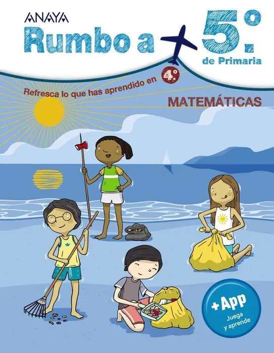 (23). Vacaciones. rumbo a... 5º Primaria Matematicas