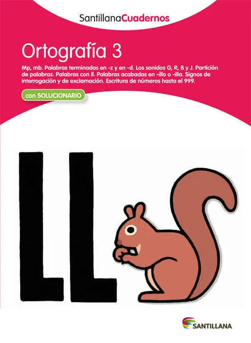 Cuad. Ortografia 3 Santillana