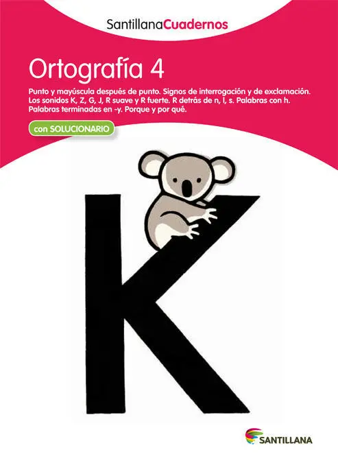 Cuad. Ortografia 4 Santillana