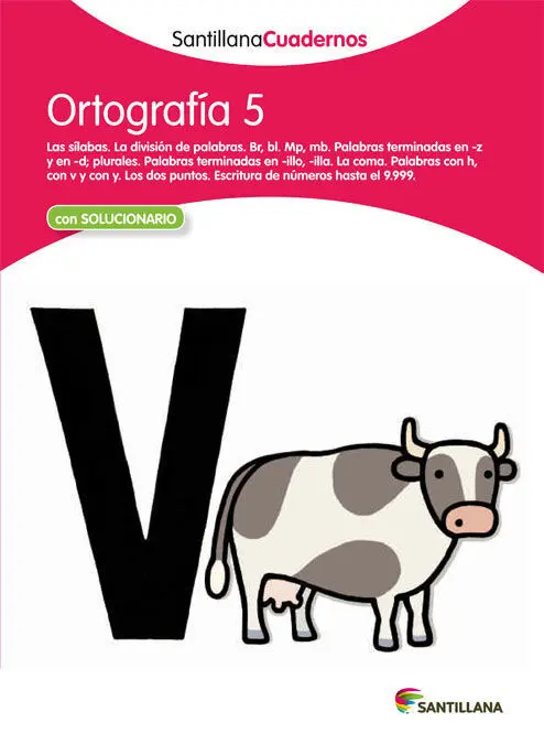 Cuad. Ortografia 5 Santillana