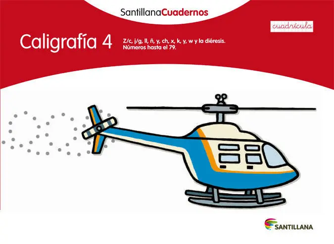 Cuad. Caligrafia Cuadricula 4 Santillana