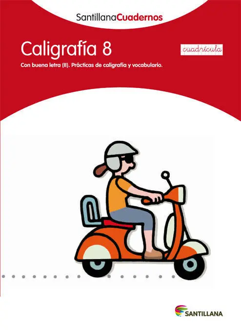 Cuad. Caligrafia Cuadricula 8 Santillana